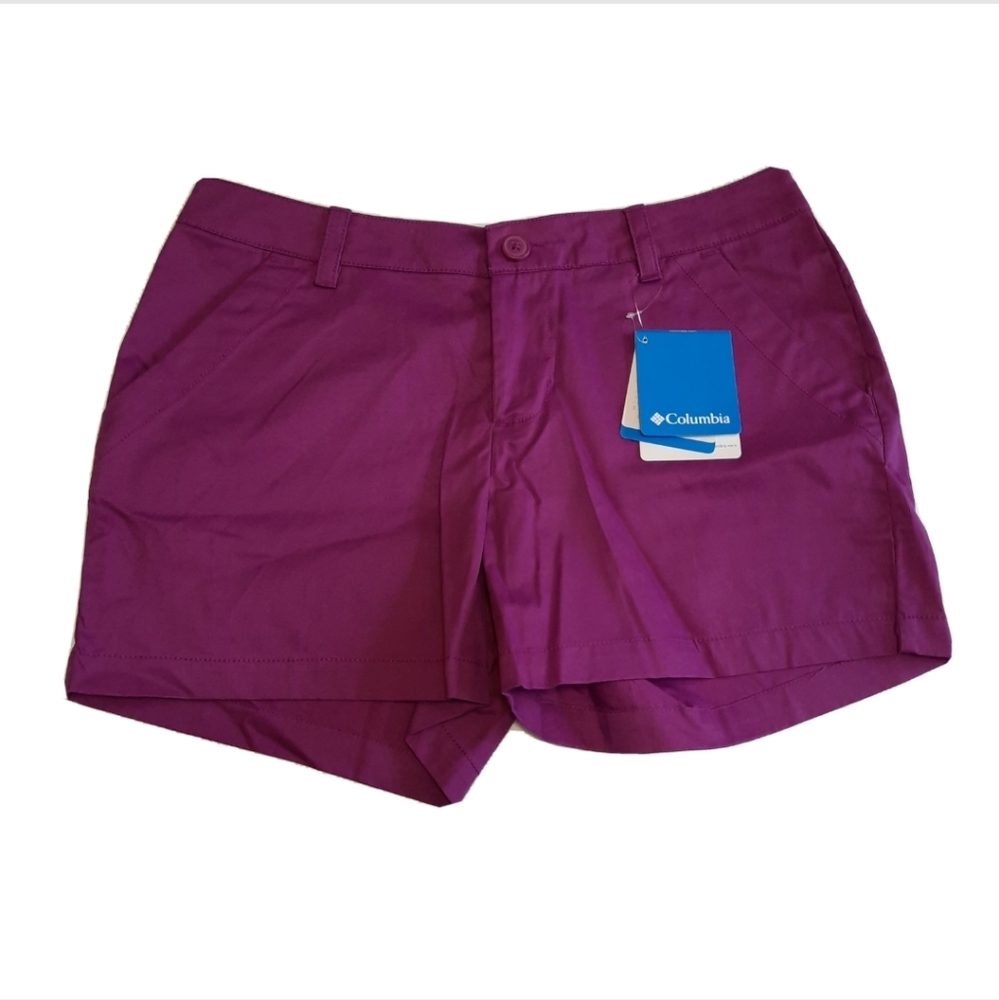 NWT Columbia Kenzie Cove Purple Shorts